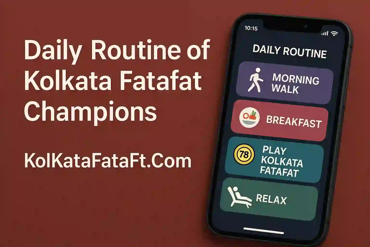 Daily Routine of Kolkata Fatafat Champions (1)