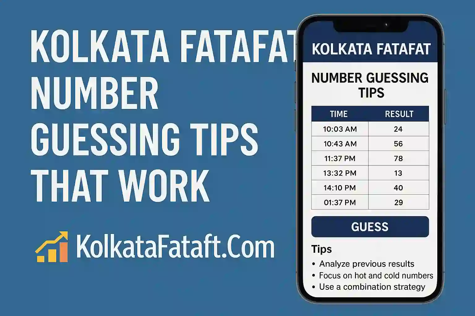 Kolkata Fatafat Number Guessing Tips That Work